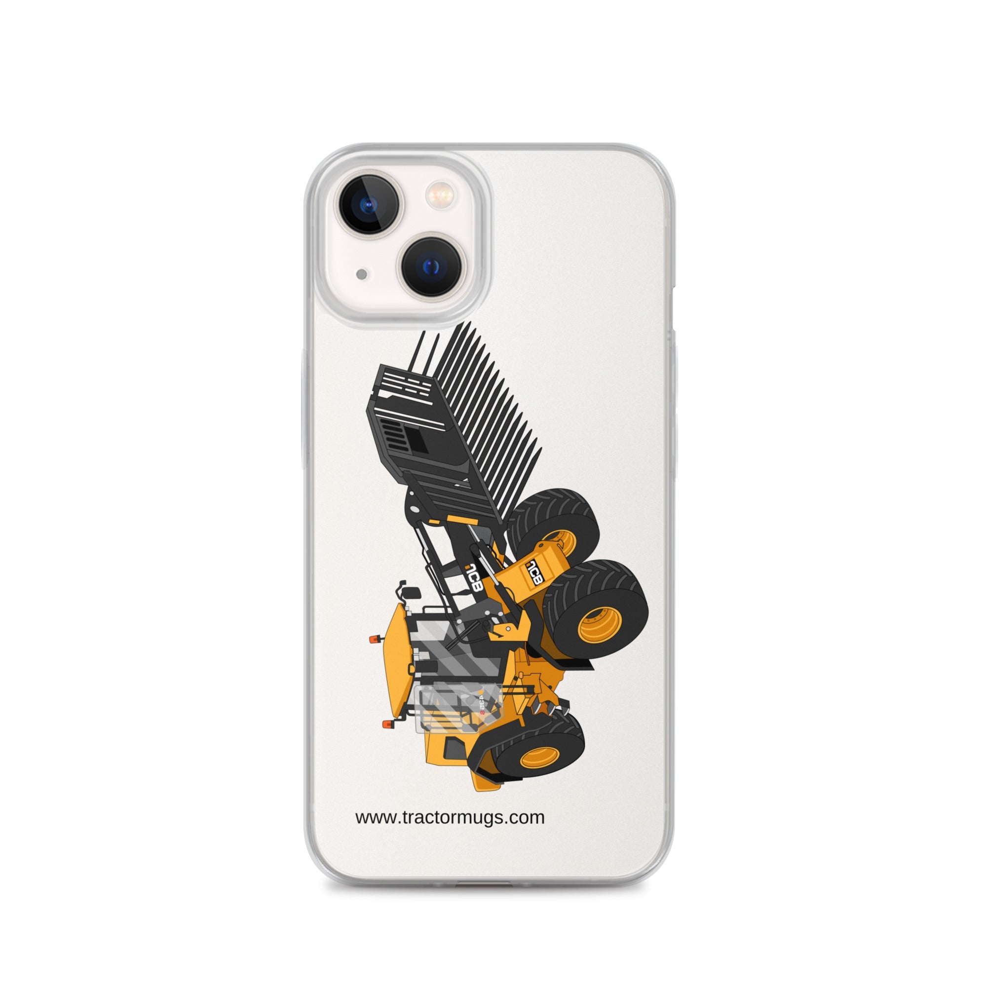 The Tractors Mugs Store iPhone 13 JCB 435 S Farm Master Clear Case for iPhone® Quality Farmers Merch