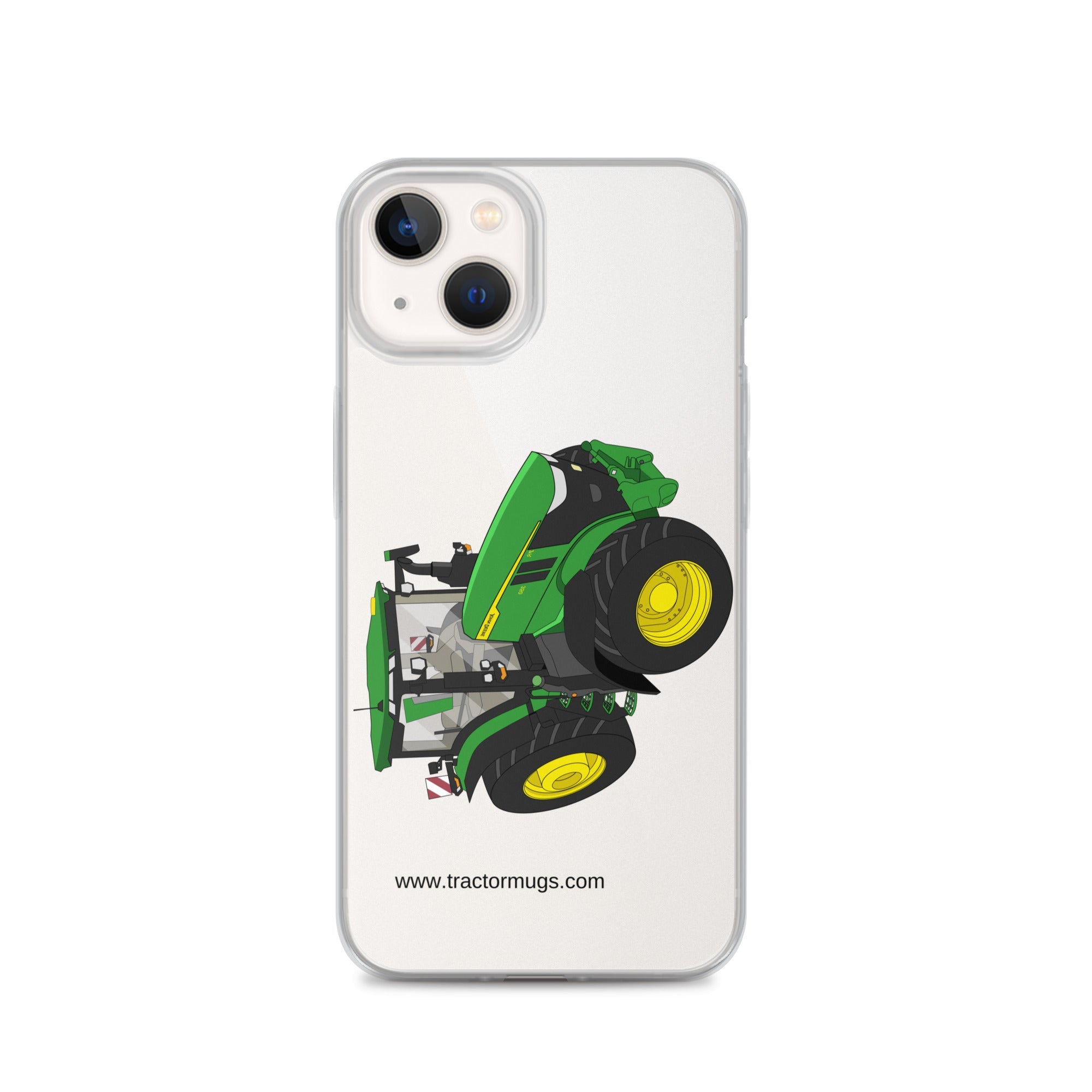 The Tractors Mugs Store iPhone 13 John Deere 7R 350 auto powr Clear Case for iPhone® Quality Farmers Merch