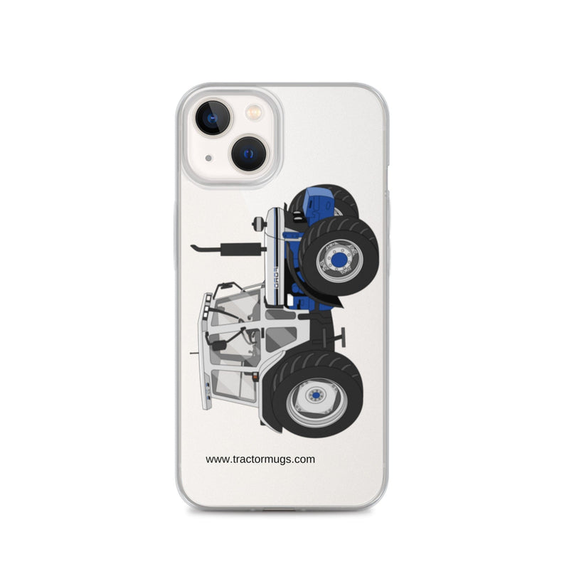 The Tractors Mugs Store iPhone 13 Jubilee Edition Silver Tractor Clear Case for iPhone® Quality Farmers Merch