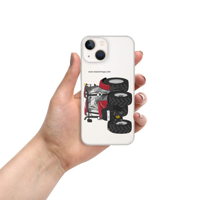 The Tractors Mugs Store iPhone 13 mini Case IH Maxxum 150 Activedrive 8 Clear Case for iPhone® Quality Farmers Merch