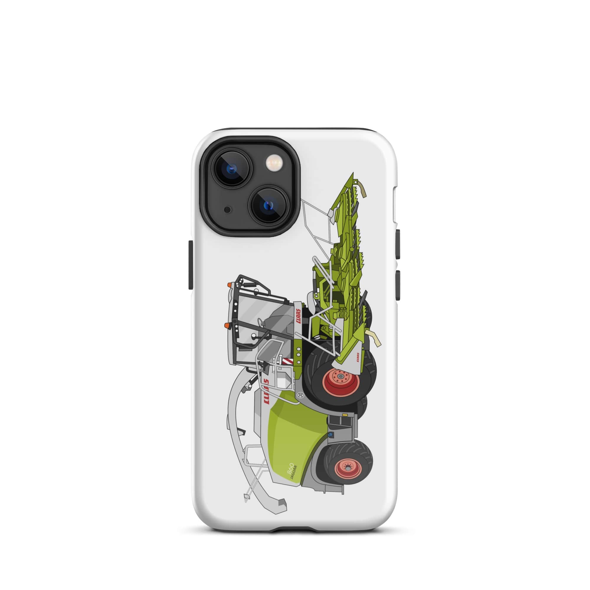 The Tractors Mugs Store iPhone 13 mini Class Jaguar 860 Forage Harvester Tough Case for iPhone® Quality Farmers Merch