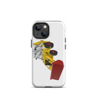 The Tractors Mugs Store iPhone 13 mini JCB 3CX White Cabin 2WD Tough Case for iPhone® Quality Farmers Merch