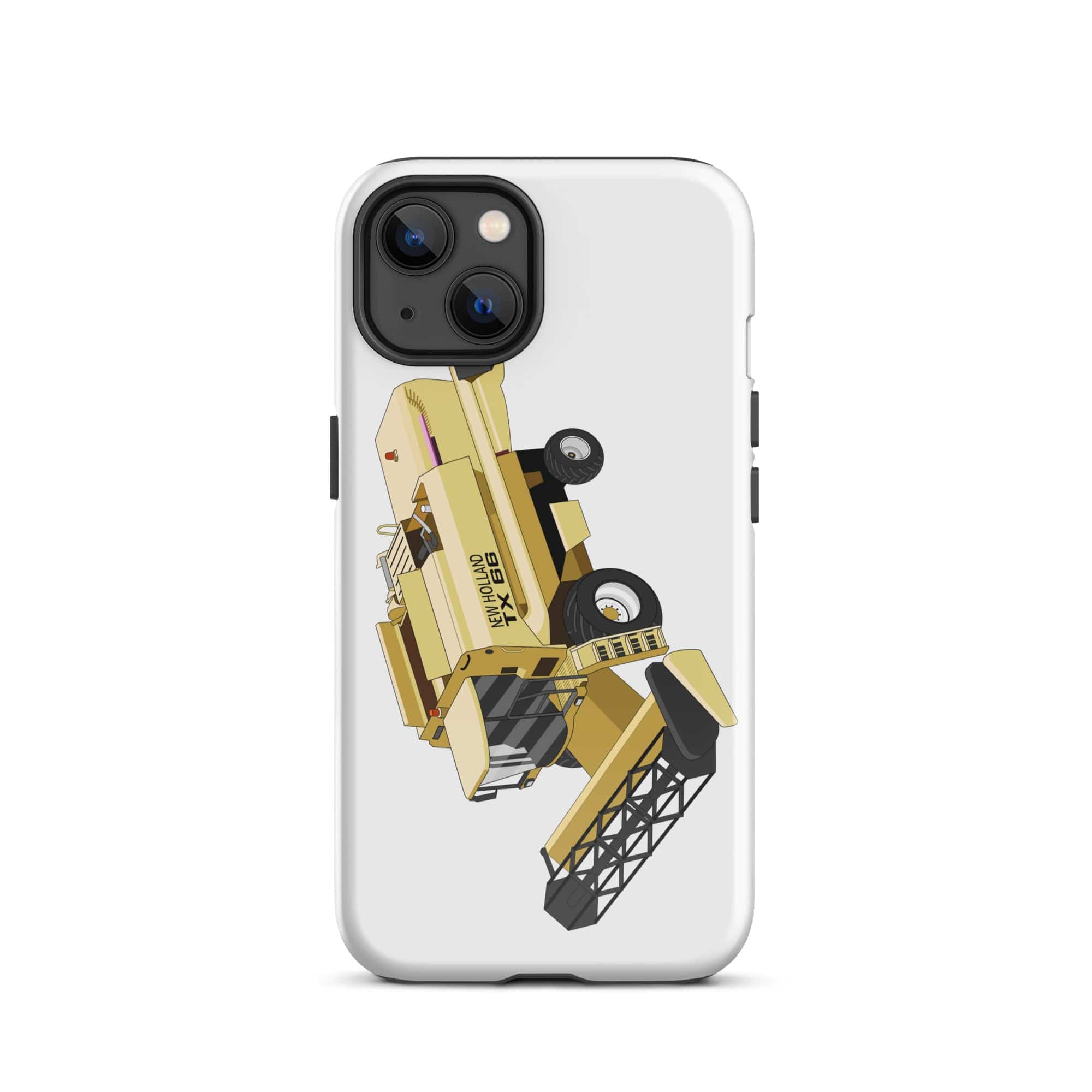 The Tractors Mugs Store iPhone 13 New Holland TX 66 Combine Harvester Tough Case for iPhone® Quality Farmers Merch