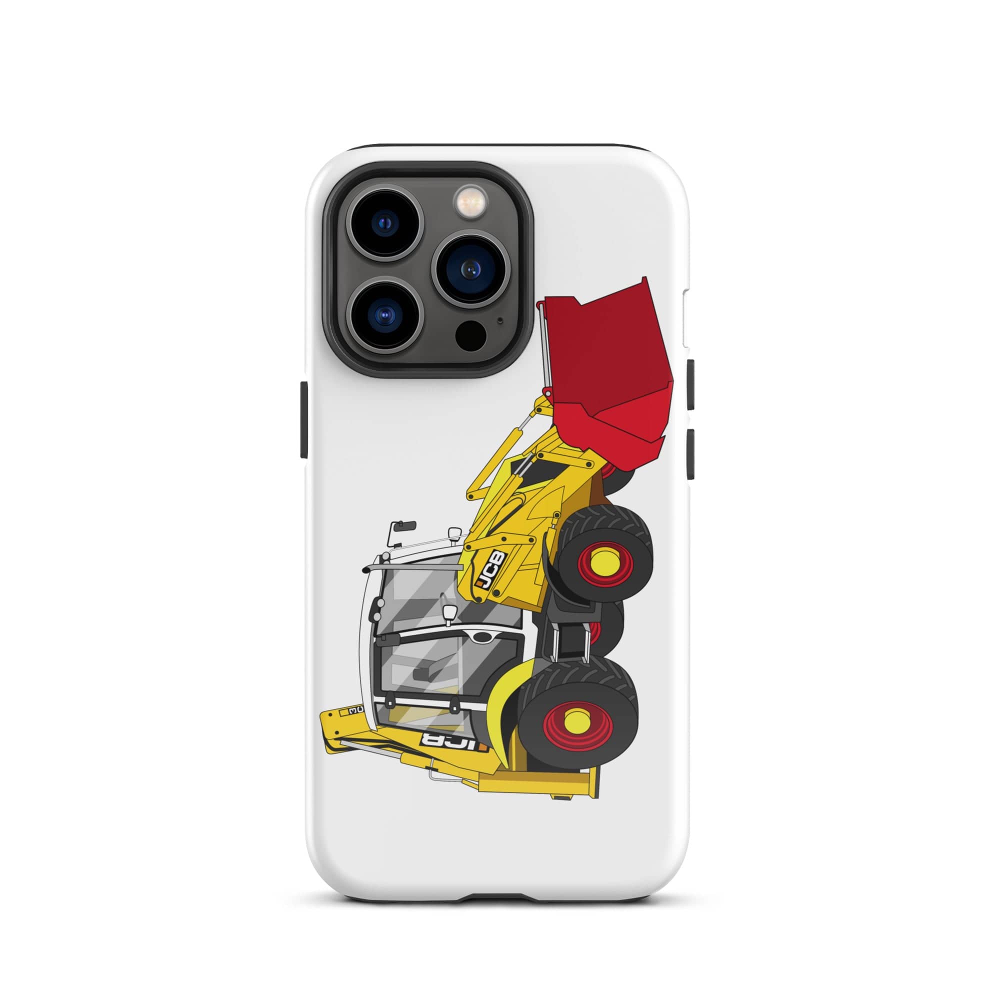 The Tractors Mugs Store iPhone 13 Pro JCB 3CX 70th Anniversary Edition Tough Case for iPhone® Quality Farmers Merch