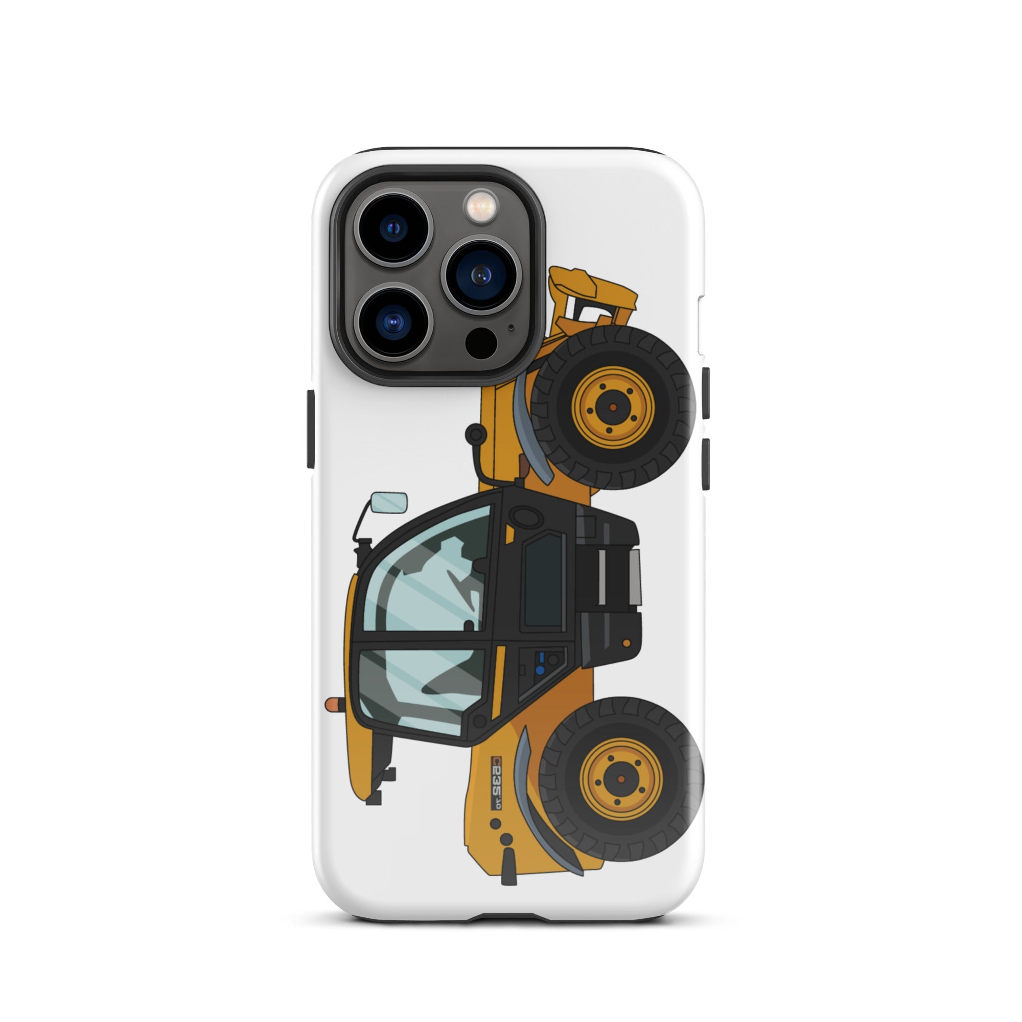 The Tractors Mugs Store iPhone 13 Pro JCB 532-60 Tough Case for iPhone® Quality Farmers Merch