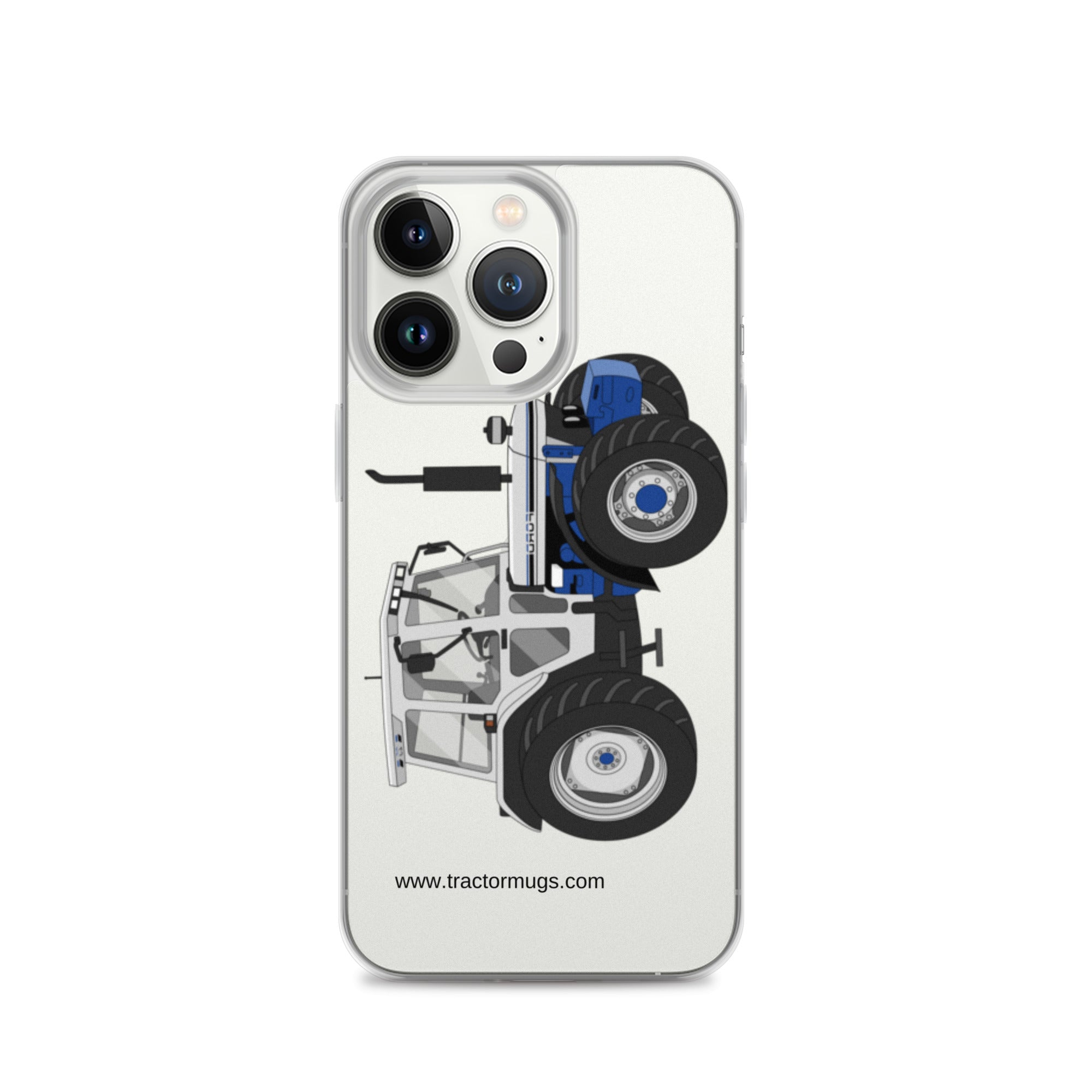 The Tractors Mugs Store iPhone 13 Pro Ford 7810 Jubilee Edition SilverTractor Clear Case for iPhone® Quality Farmers Merch