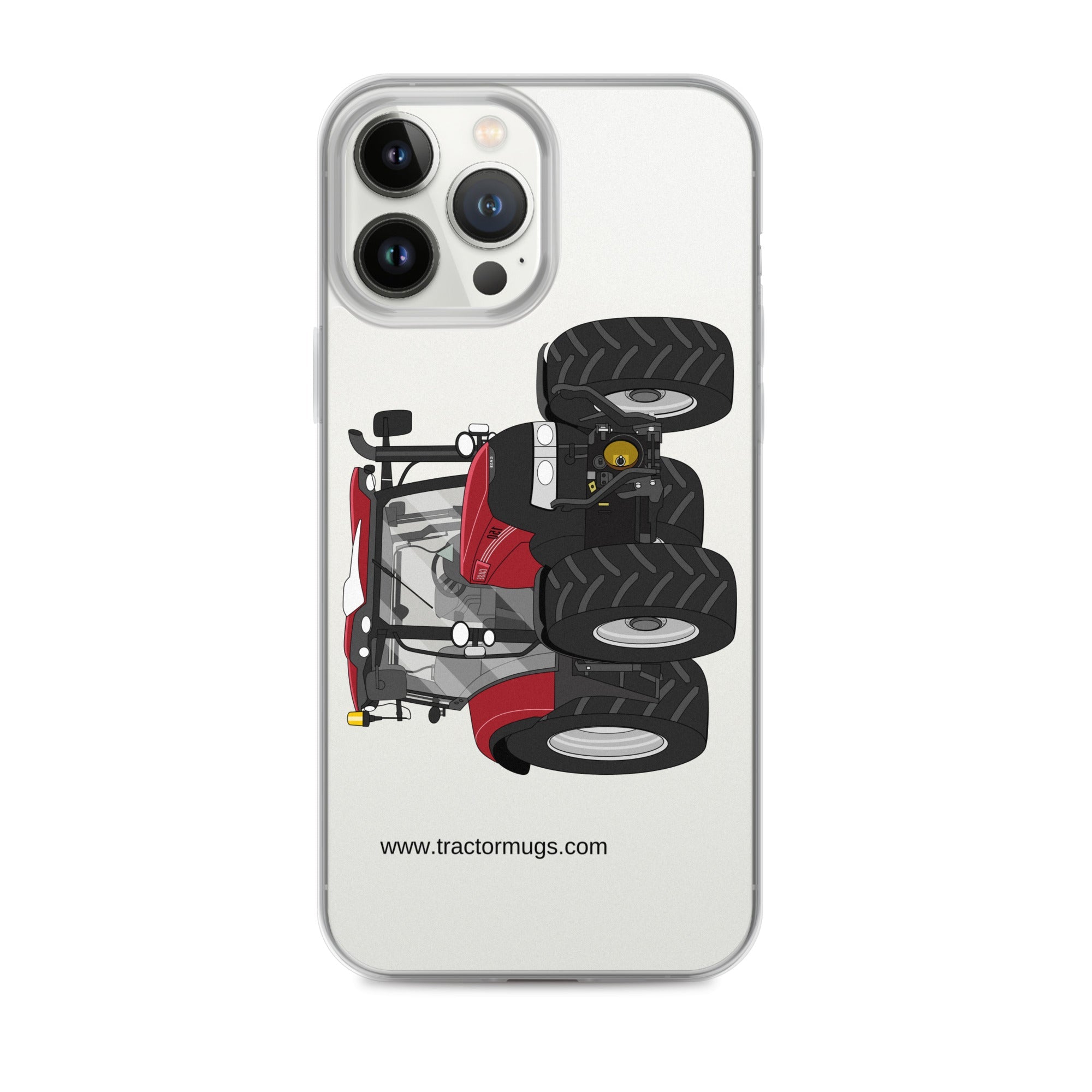 The Tractors Mugs Store iPhone 13 Pro Max Case IH Maxxum 150 Activedrive 8 Clear Case for iPhone® Quality Farmers Merch