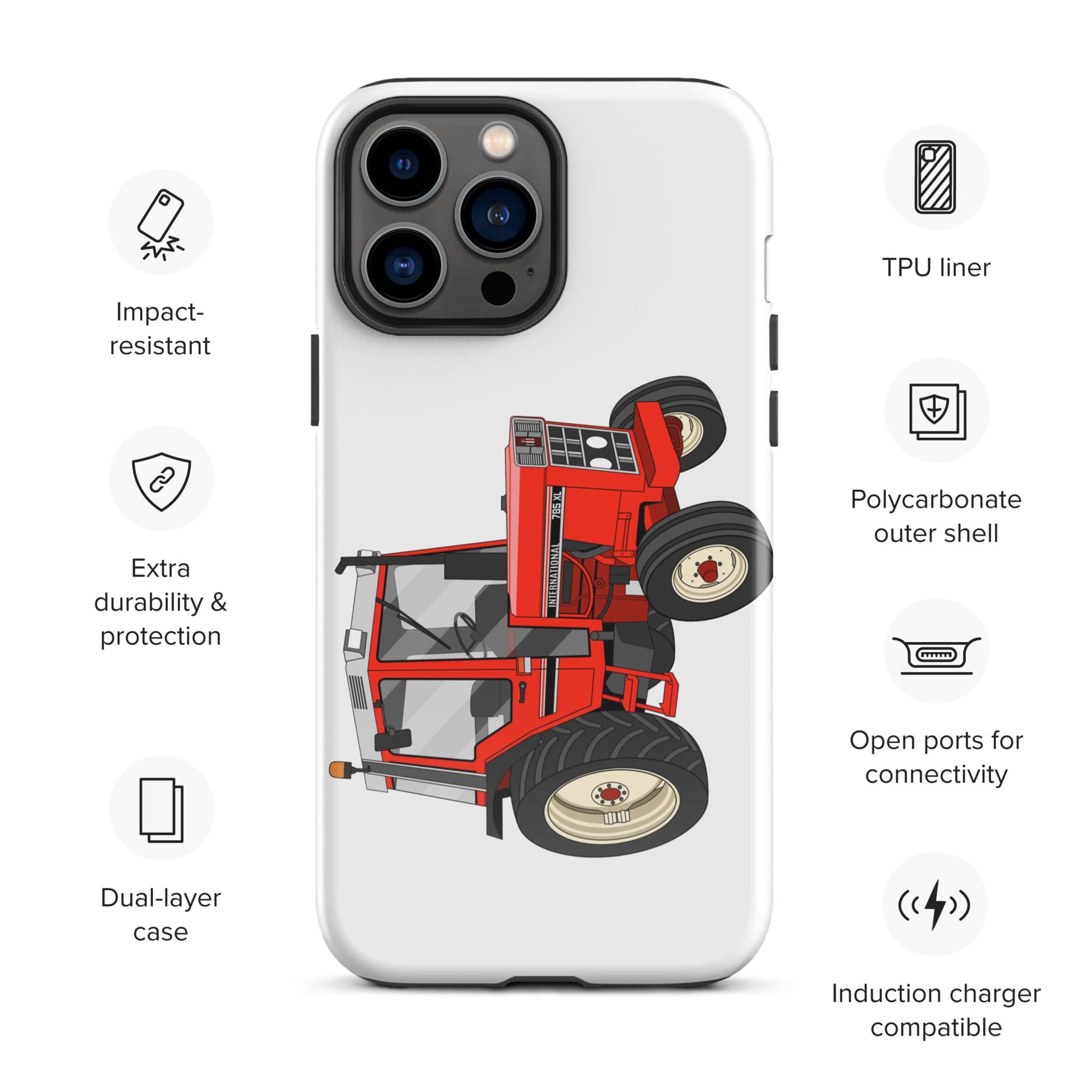 The Tractors Mugs Store iPhone 13 Pro Max International 785 Tough Case for iPhone® Quality Farmers Merch