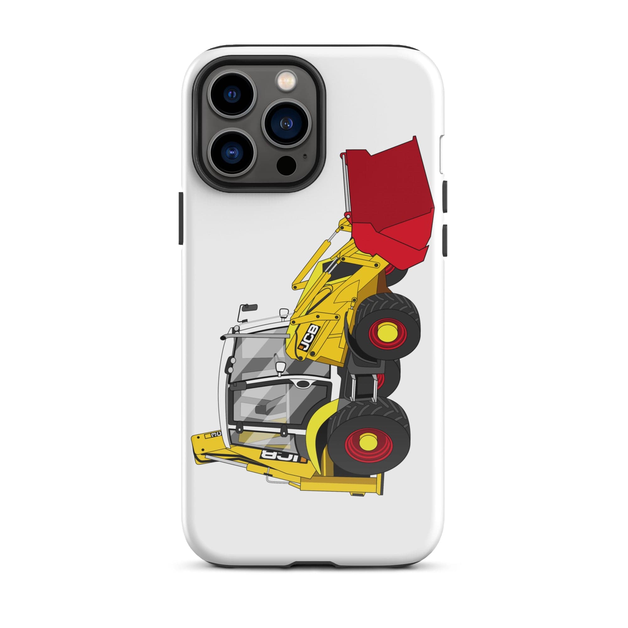 The Tractors Mugs Store iPhone 13 Pro Max JCB 3CX 70th Anniversary Edition Tough Case for iPhone® Quality Farmers Merch