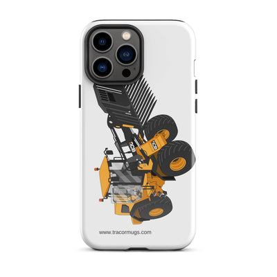The Tractors Mugs Store iPhone 13 Pro Max JCB 435 S Farm Master Tough Case for iPhone® Quality Farmers Merch