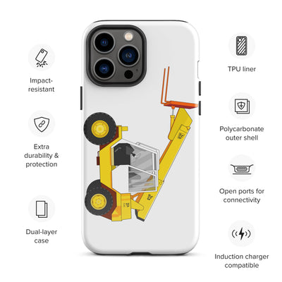 The Tractors Mugs Store iPhone 13 Pro Max JCB  Loadall 520 Tough Case for iPhone® Quality Farmers Merch