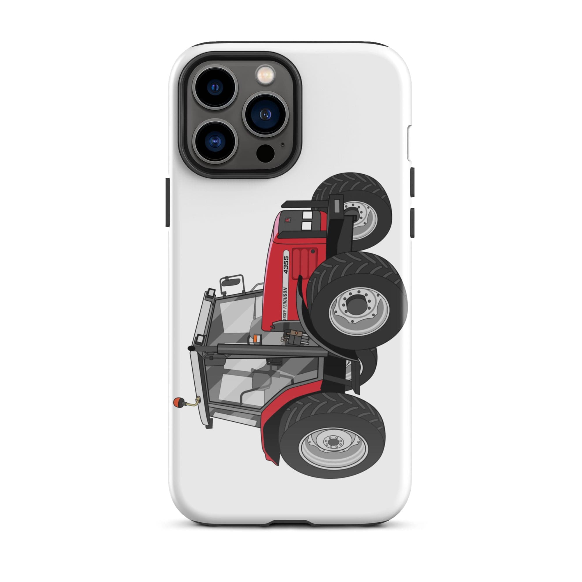 The Tractors Mugs Store iPhone 13 Pro Max Massey Ferguson 4355 Tough Case for iPhone® Quality Farmers Merch