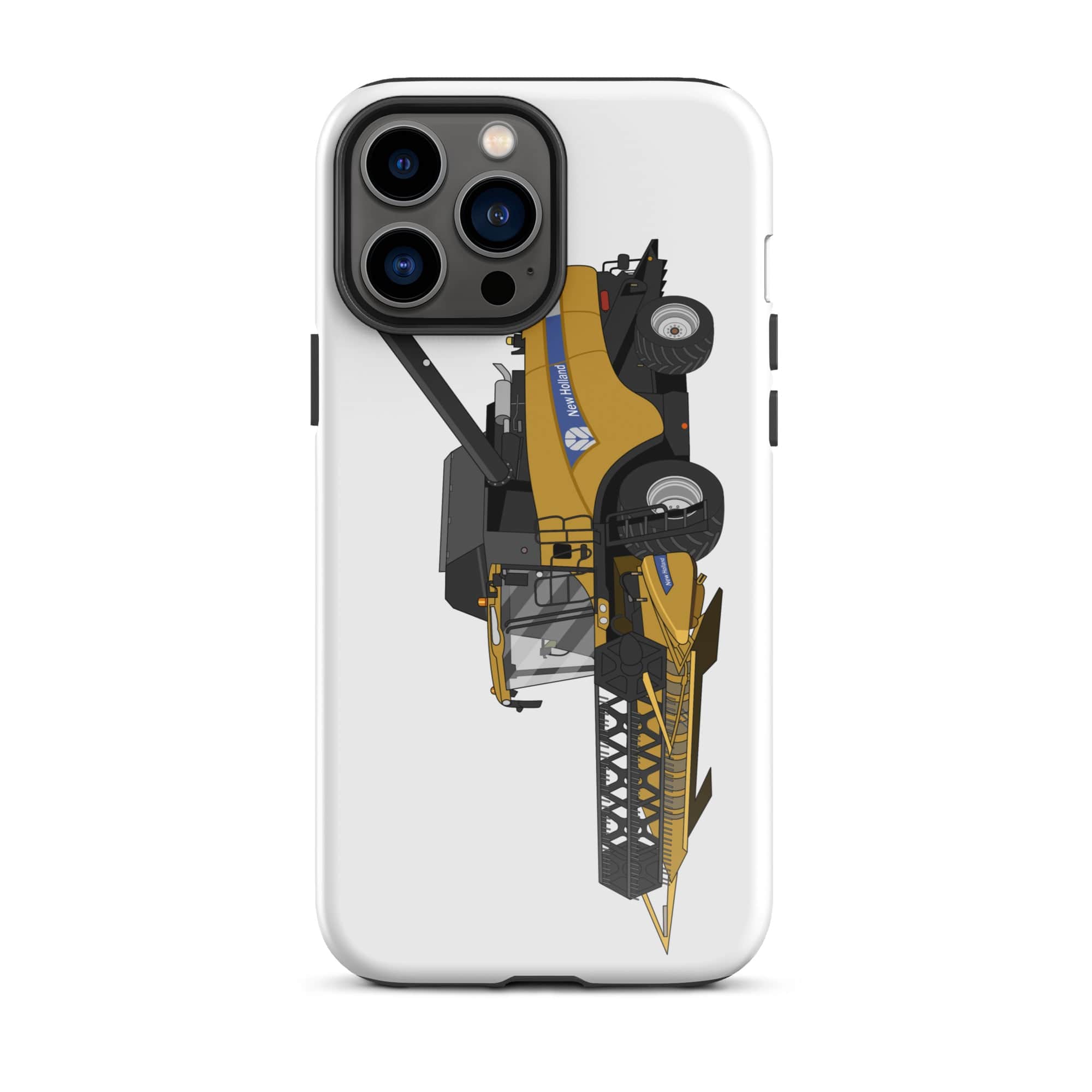 The Tractors Mugs Store iPhone 13 Pro Max New Holland CX 8060 Combine Harvester Tough Case for iPhone® Quality Farmers Merch