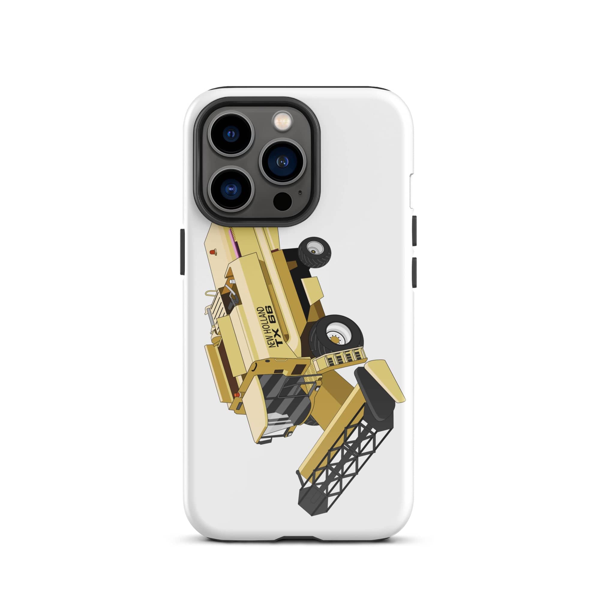 The Tractors Mugs Store iPhone 13 Pro New Holland TX 66 Combine Harvester Tough Case for iPhone® Quality Farmers Merch