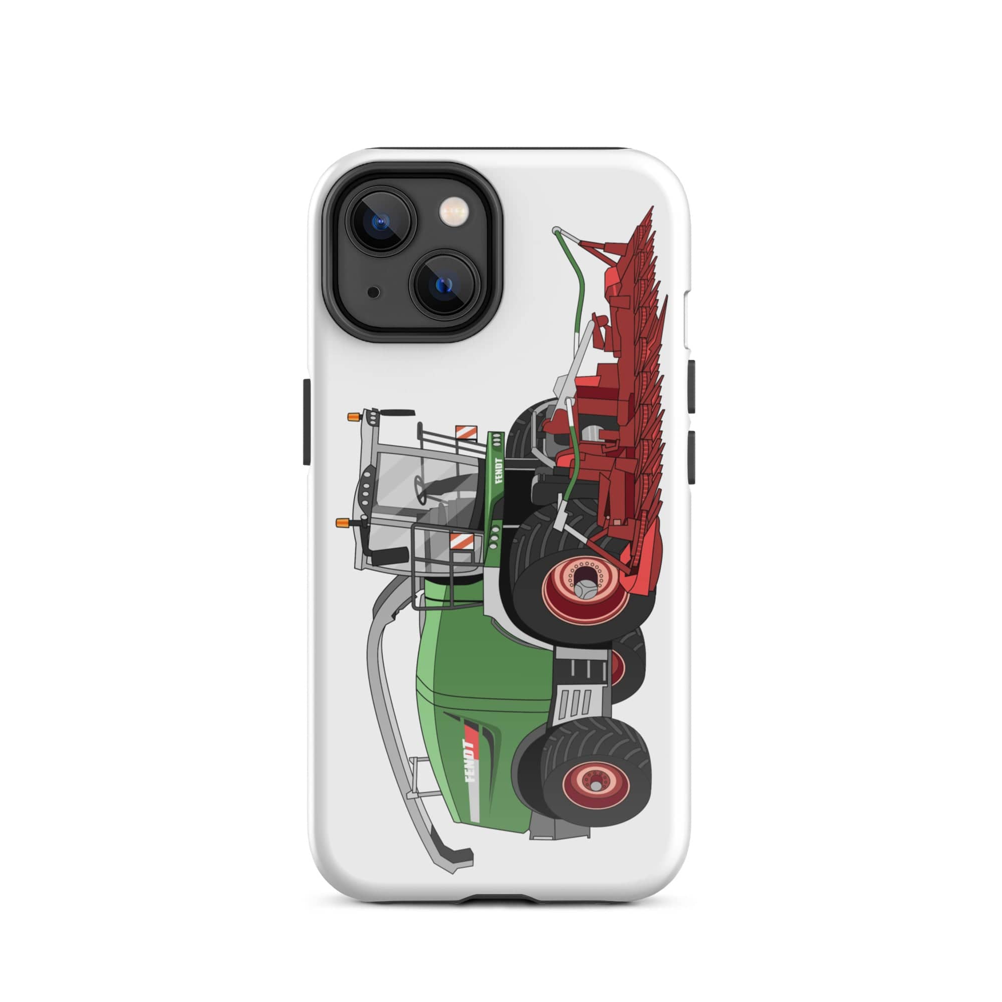 The Tractors Mugs Store iPhone 14 Fendt Katana 85 Forage Harvester Tough Case for iPhone® Quality Farmers Merch