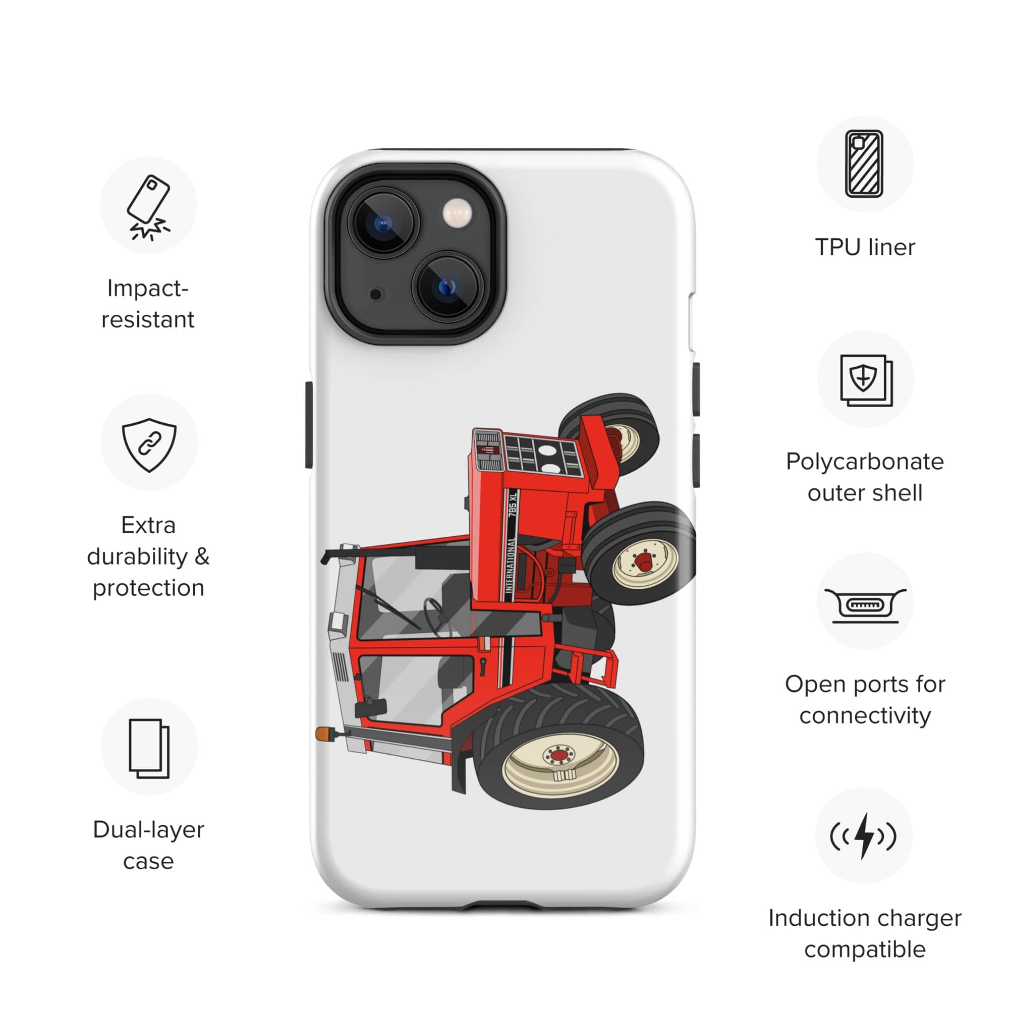 The Tractors Mugs Store iPhone 14 International 785 Tough Case for iPhone® Quality Farmers Merch