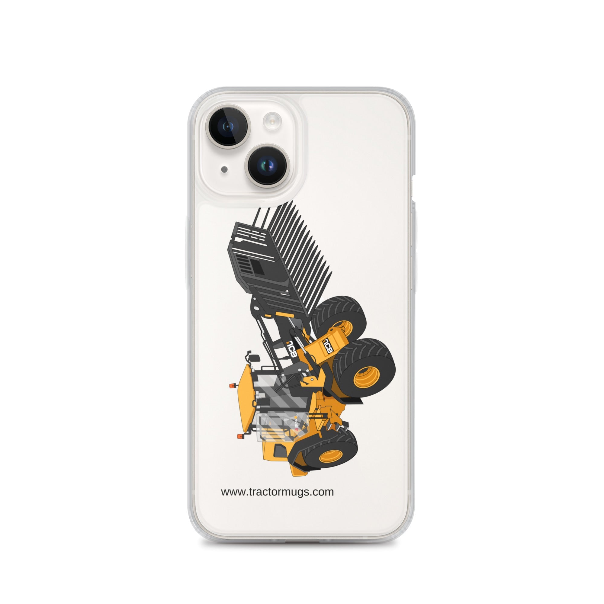 The Tractors Mugs Store iPhone 14 JCB 435 S Farm Master Clear Case for iPhone® Quality Farmers Merch