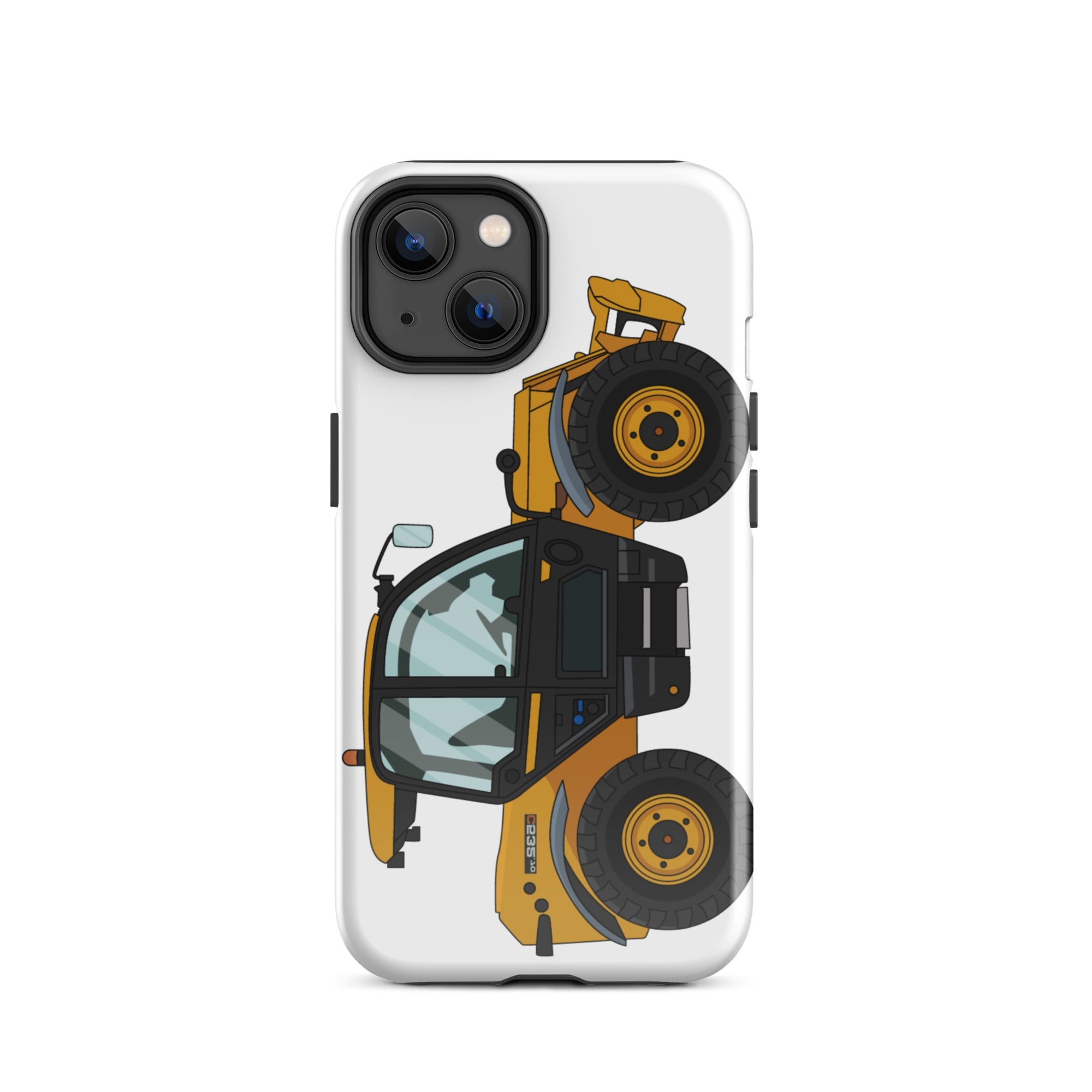 The Tractors Mugs Store iPhone 14 JCB 532-60 Tough Case for iPhone® Quality Farmers Merch