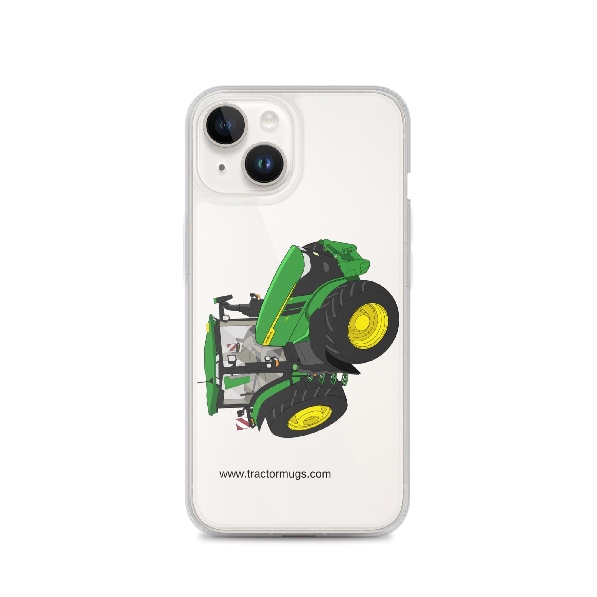 The Tractors Mugs Store iPhone 14 John Deere 7R 350 auto powr Clear Case for iPhone® Quality Farmers Merch