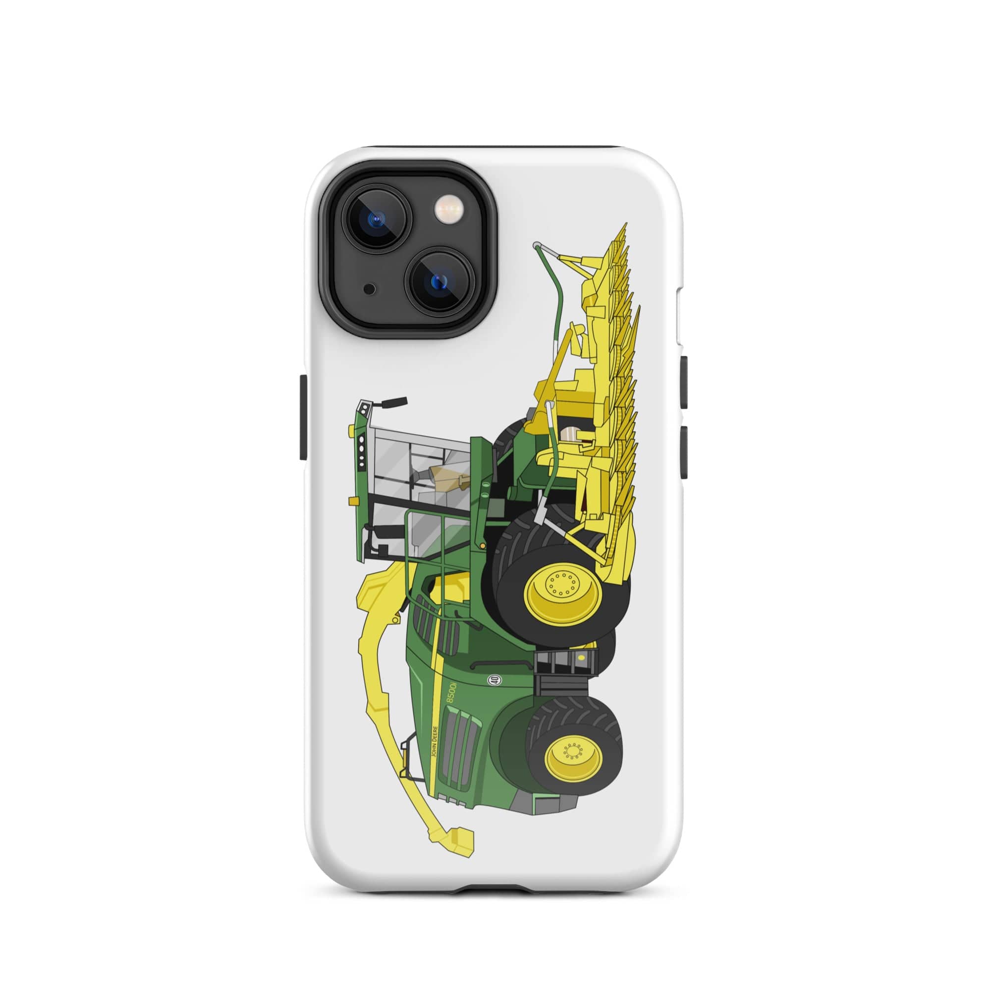 The Tractors Mugs Store iPhone 14 John Deere 8500i Forage Harvester Tough Case for iPhone® Quality Farmers Merch