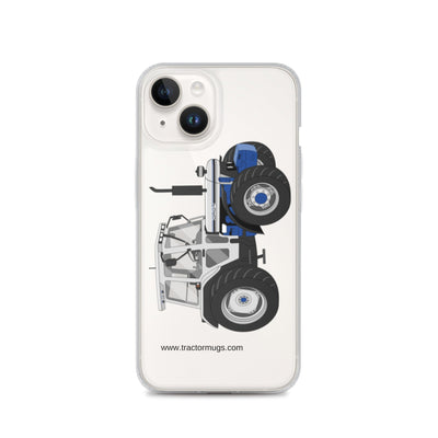 The Tractors Mugs Store iPhone 14 Jubilee Edition Silver Tractor Clear Case for iPhone® Quality Farmers Merch