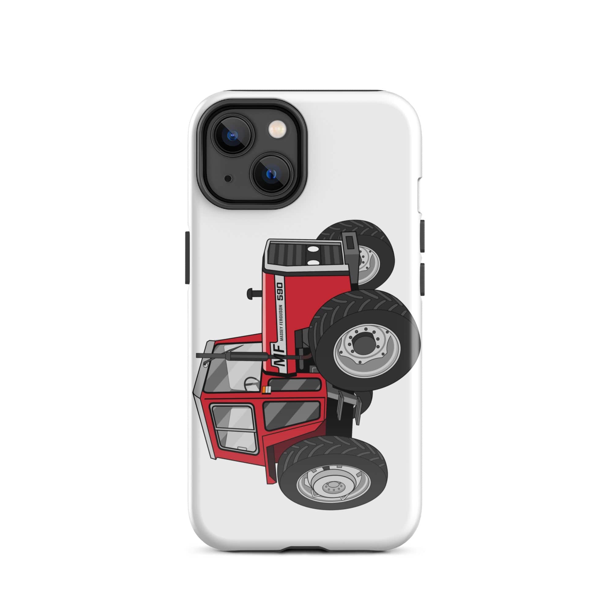 The Tractors Mugs Store iPhone 14 Massey 590 4WD Tough Case for iPhone® Quality Farmers Merch