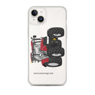 The Tractors Mugs Store iPhone 14 Plus Case IH Maxxum 150 Activedrive 8 Clear Case for iPhone® Quality Farmers Merch