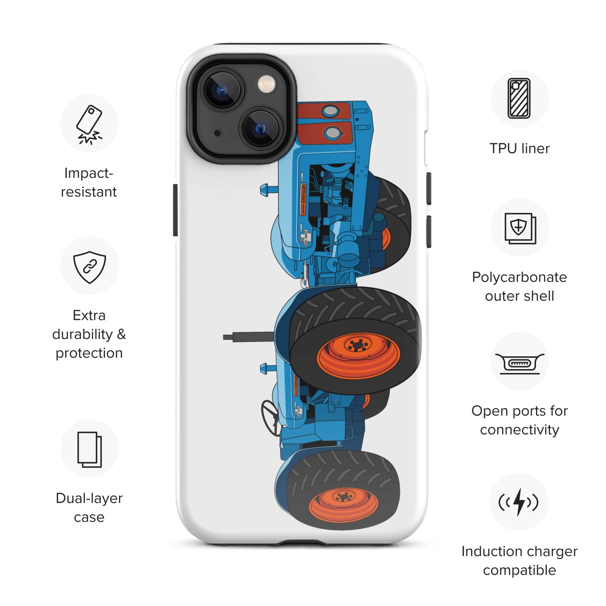 The Tractors Mugs Store iPhone 14 Plus Doe Triple D (1962) Tough Case for iPhone® Quality Farmers Merch