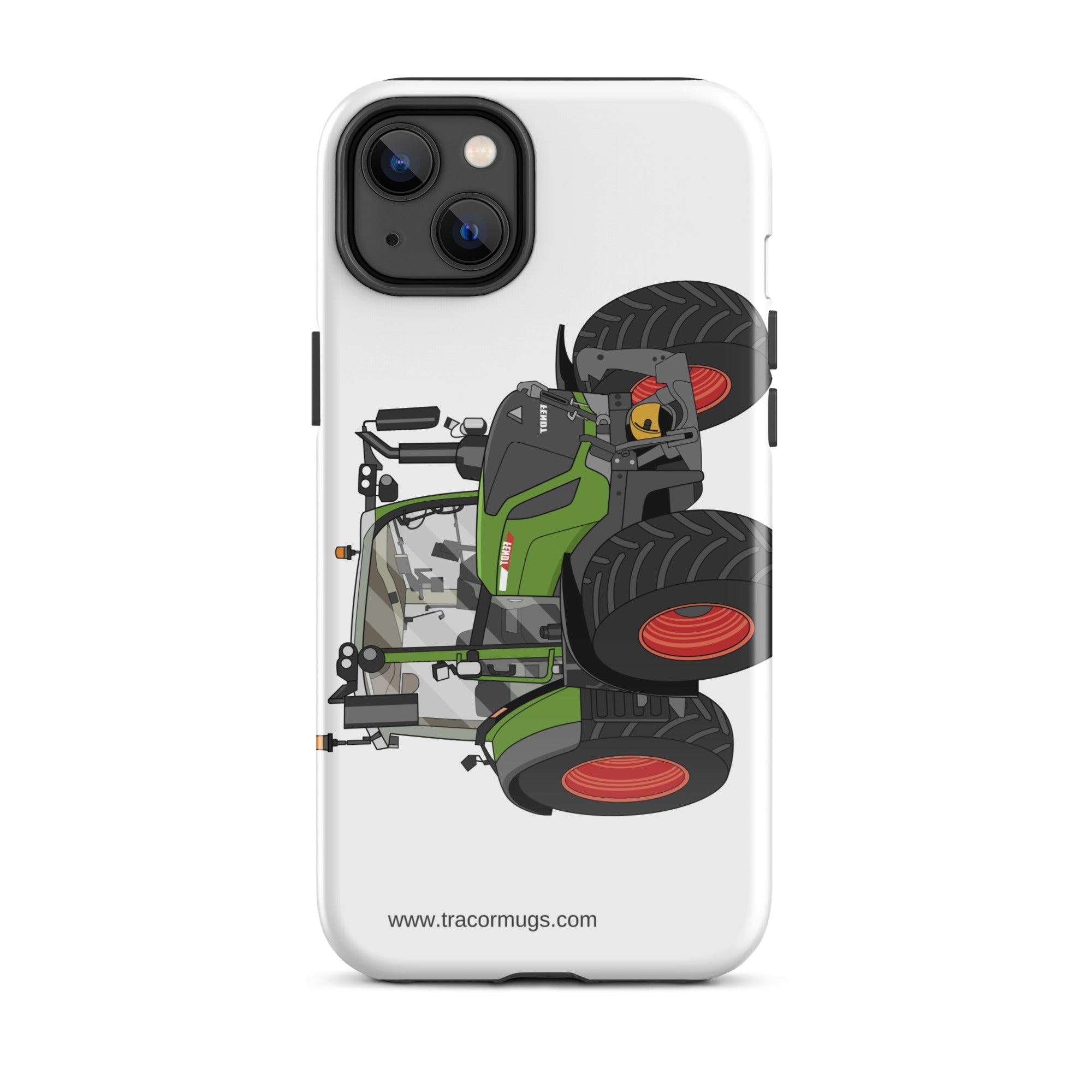 The Tractors Mugs Store iPhone 14 Plus Fendt Vario 313 Tough Case for iPhone® Quality Farmers Merch