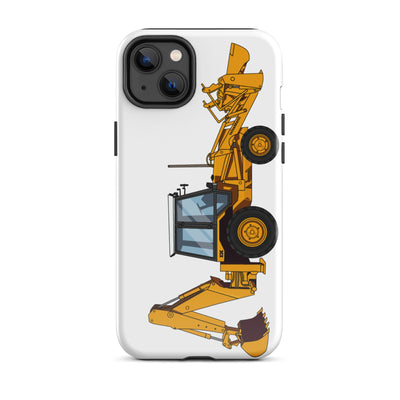 The Tractors Mugs Store iPhone 14 Plus JCB 3CX Tough Case for iPhone® Quality Farmers Merch