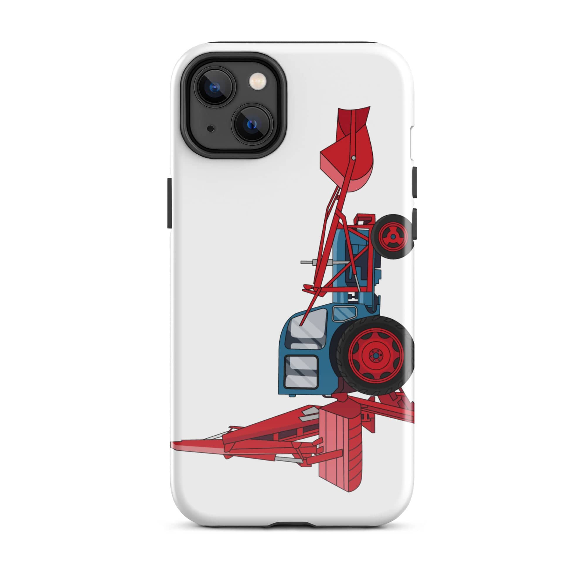 The Tractors Mugs Store iPhone 14 Plus JCB Major Loader Tough Case for iPhone® Quality Farmers Merch