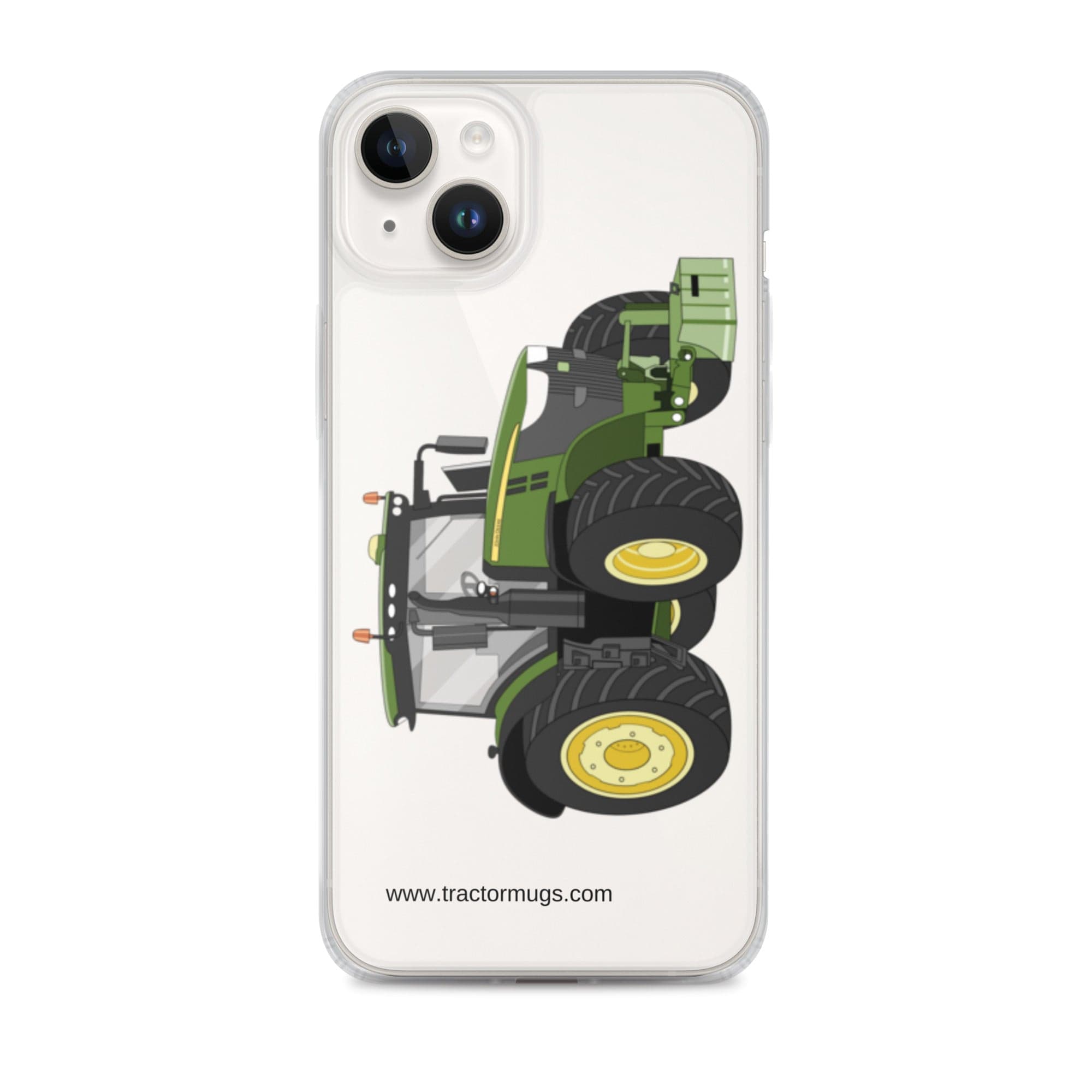 The Tractors Mugs Store iPhone 14 Plus John Deere 7310R Clear Case for iPhone® Quality Farmers Merch