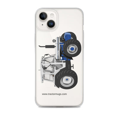 The Tractors Mugs Store iPhone 14 Plus Jubilee Edition Silver Tractor Clear Case for iPhone® Quality Farmers Merch