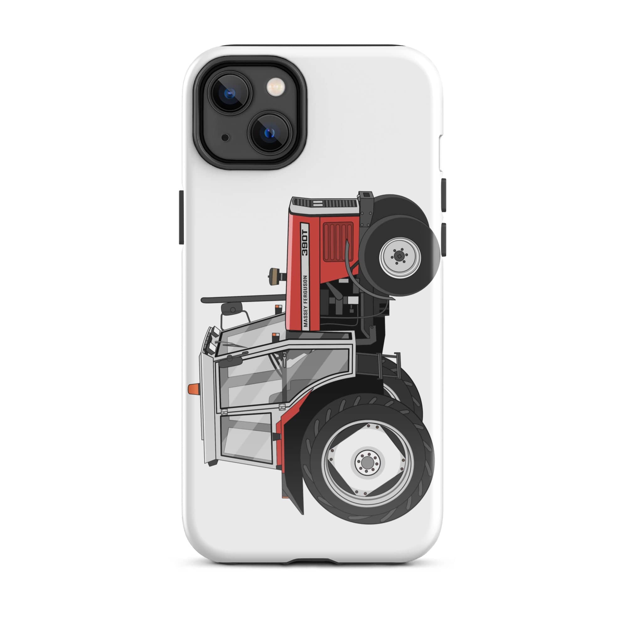 The Tractors Mugs Store iPhone 14 Plus Massey Ferguson 390T Tough Case for iPhone® Quality Farmers Merch