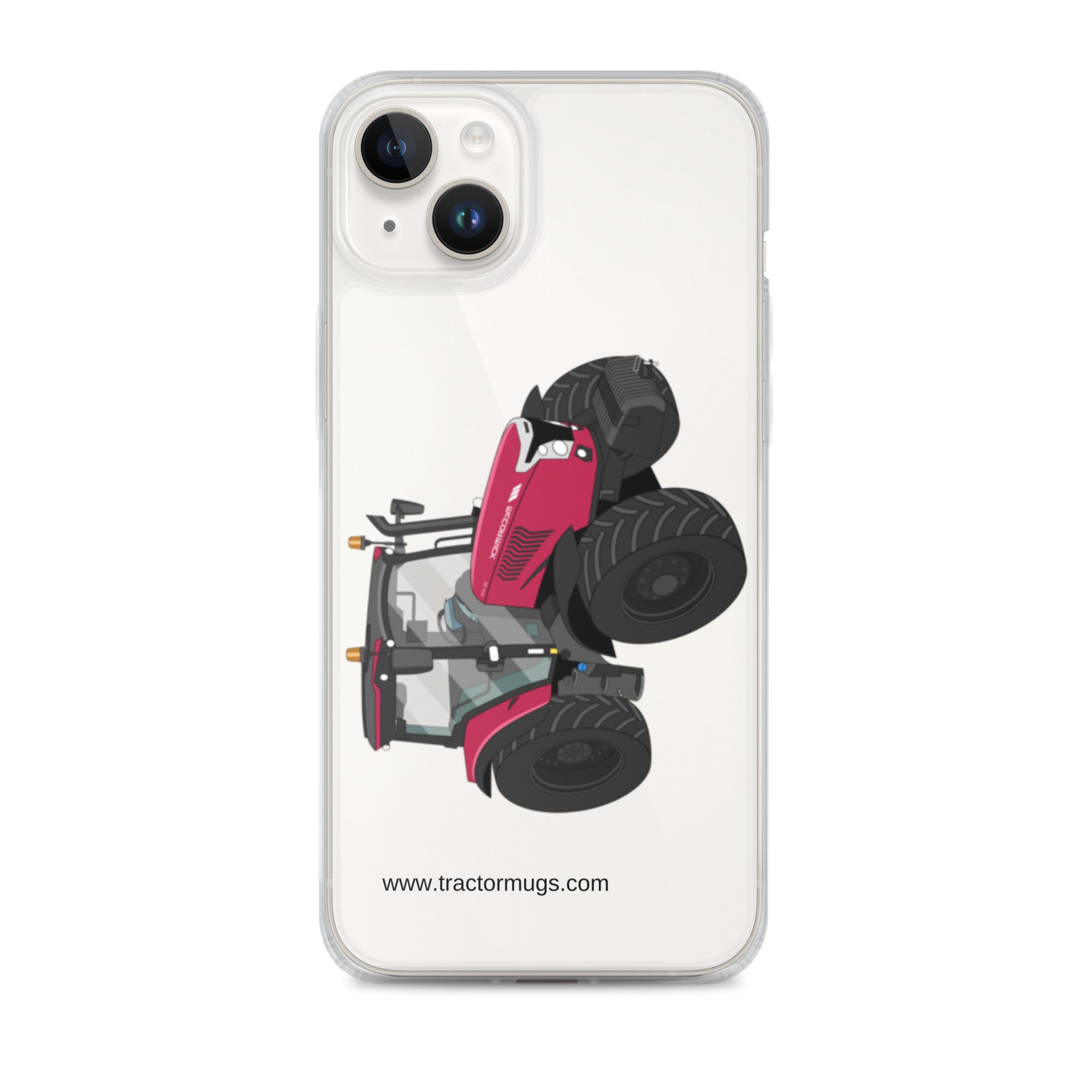 The Tractors Mugs Store iPhone 14 Plus McCormick X6.414 P6-Drive Clear Case for iPhone® Quality Farmers Merch