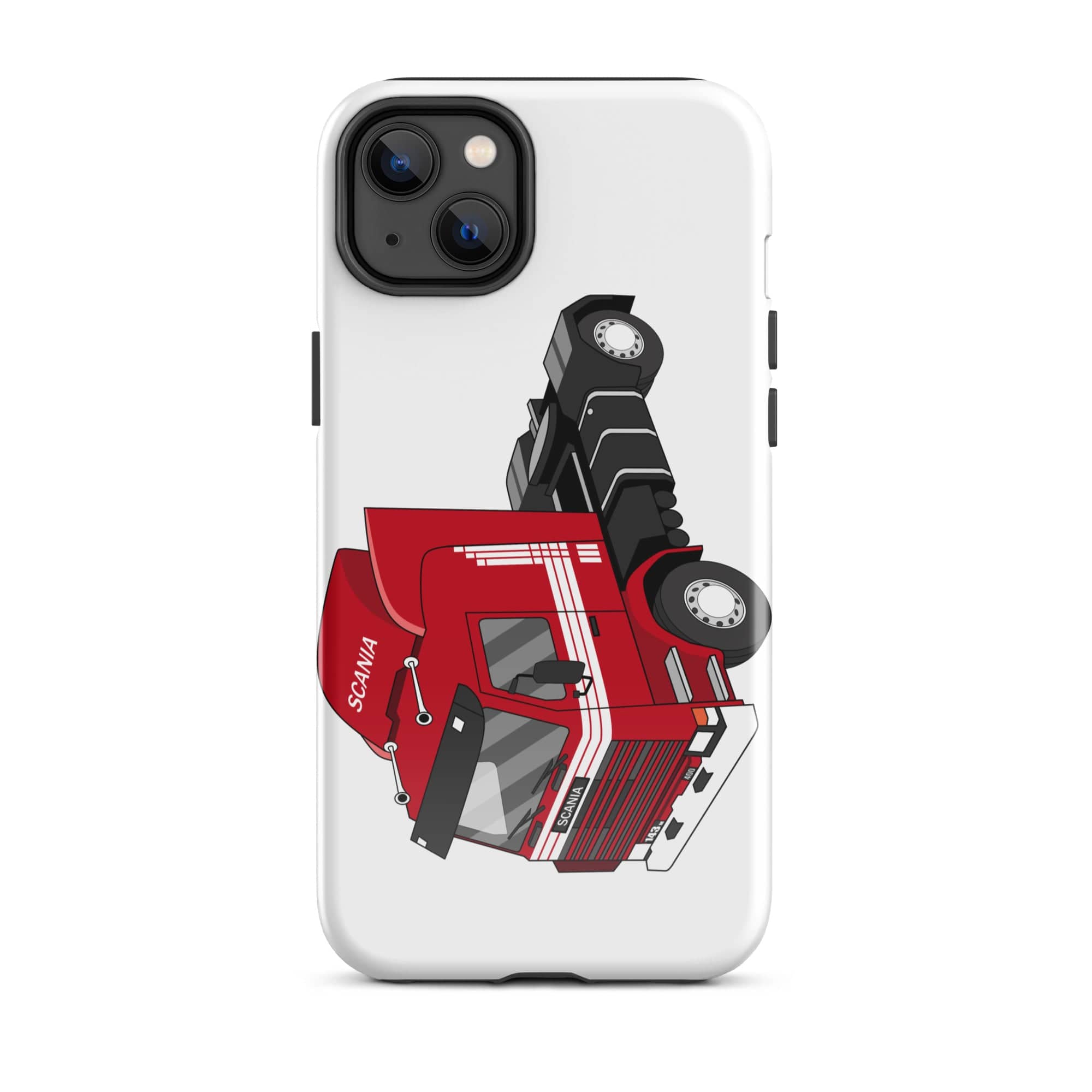 The Tractors Mugs Store iPhone 14 Plus Scania 143M 400 Tough Case for iPhone® Quality Farmers Merch