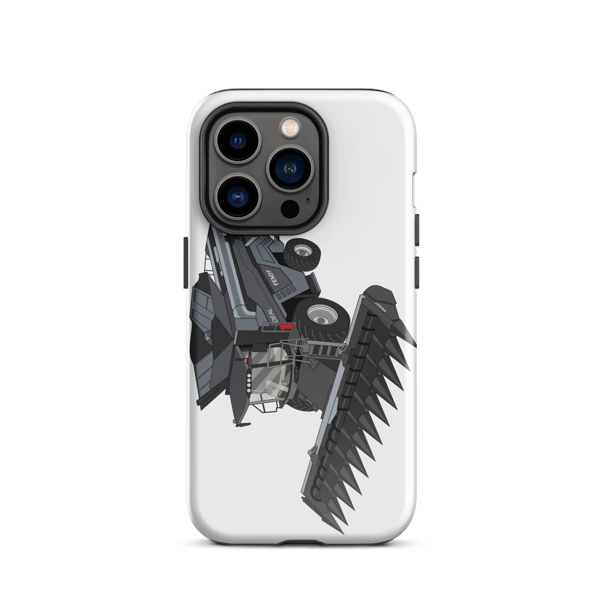 The Tractors Mugs Store iPhone 14 Pro Fendt 9T Ideal Combine Harvester Tough Case for iPhone® Quality Farmers Merch