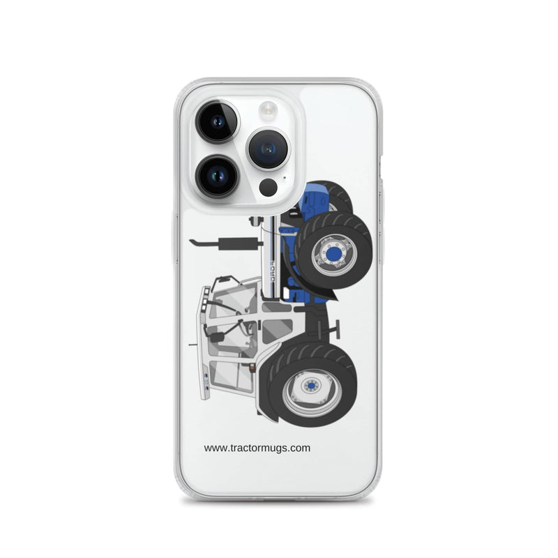 The Tractors Mugs Store iPhone 14 Pro Jubilee Edition Silver Tractor Clear Case for iPhone® Quality Farmers Merch