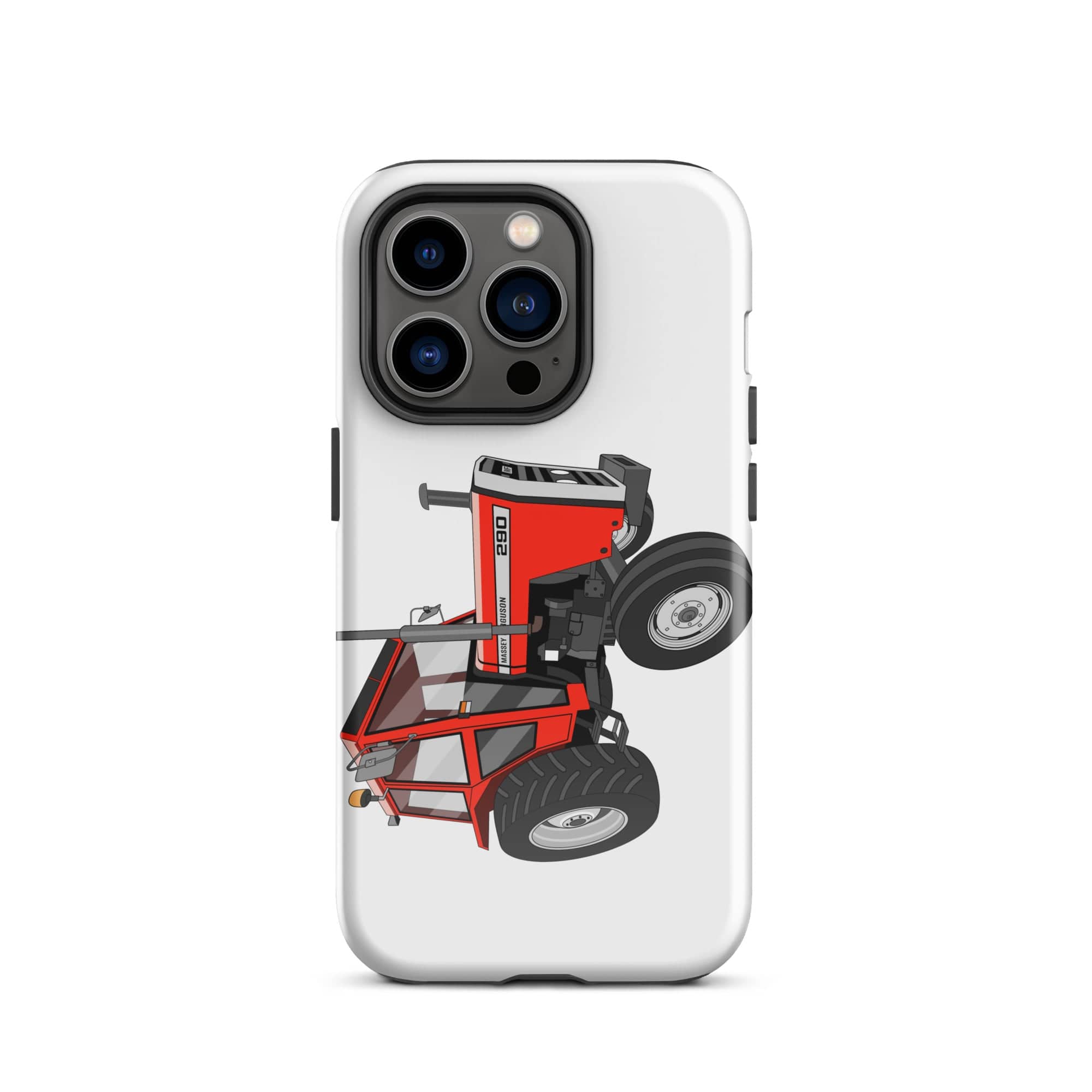 The Tractors Mugs Store iPhone 14 Pro Massey Ferguson 290 Tough Case for iPhone® Quality Farmers Merch