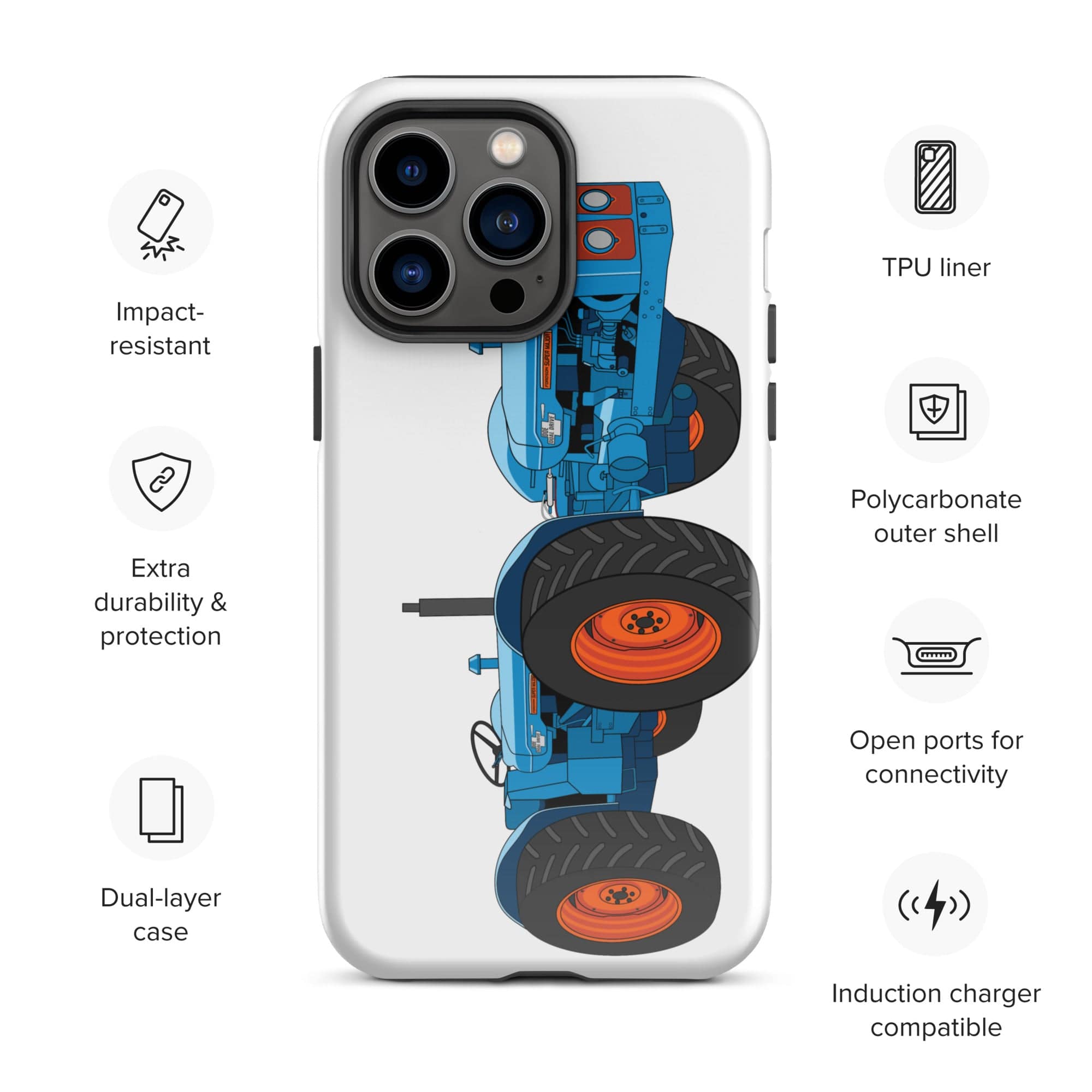 The Tractors Mugs Store iPhone 14 Pro Max Doe Triple D (1962) Tough Case for iPhone® Quality Farmers Merch