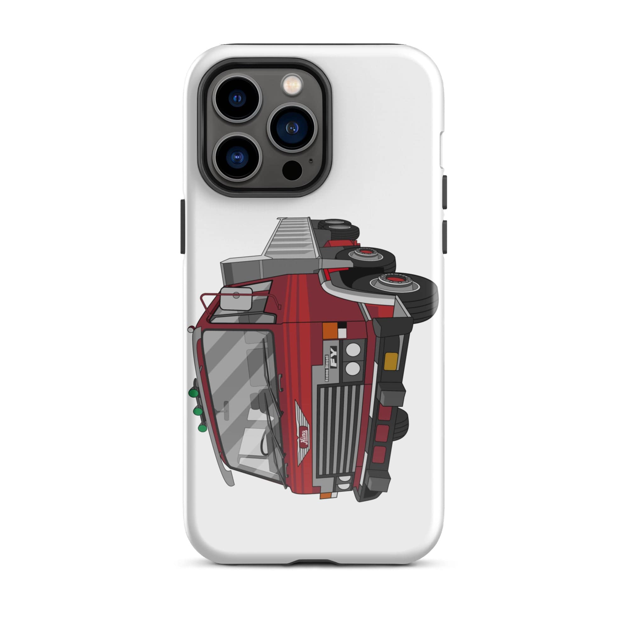 The Tractors Mugs Store iPhone 14 Pro Max Hino FY Tipper Tough Case for iPhone® Quality Farmers Merch