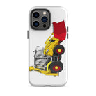 The Tractors Mugs Store iPhone 14 Pro Max JCB 3CX 70th Anniversary Edition Tough Case for iPhone® Quality Farmers Merch