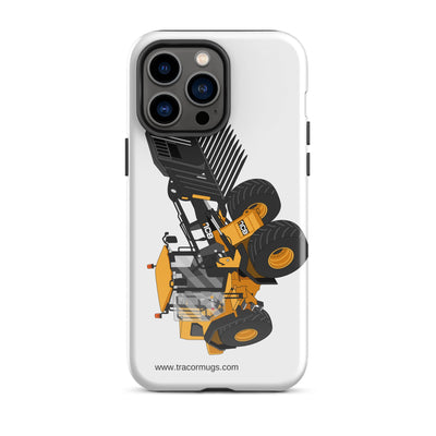 The Tractors Mugs Store iPhone 14 Pro Max JCB 435 S Farm Master Tough Case for iPhone® Quality Farmers Merch