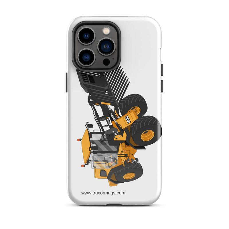 The Tractors Mugs Store iPhone 14 Pro Max JCB 435 S Farm Master Tough Case for iPhone® Quality Farmers Merch