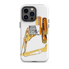 The Tractors Mugs Store iPhone 14 Pro Max JCB 814 Tough Case for iPhone® Quality Farmers Merch