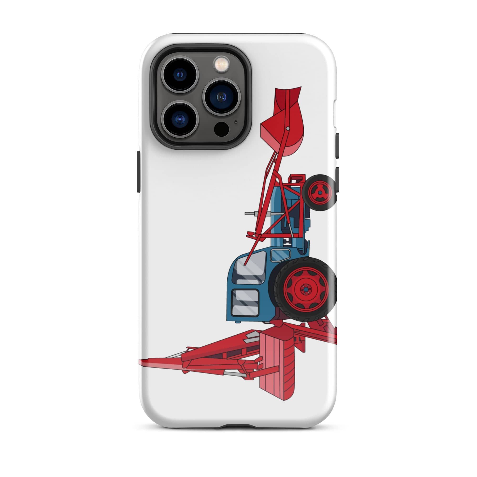 The Tractors Mugs Store iPhone 14 Pro Max JCB Major Loader Tough Case for iPhone® Quality Farmers Merch