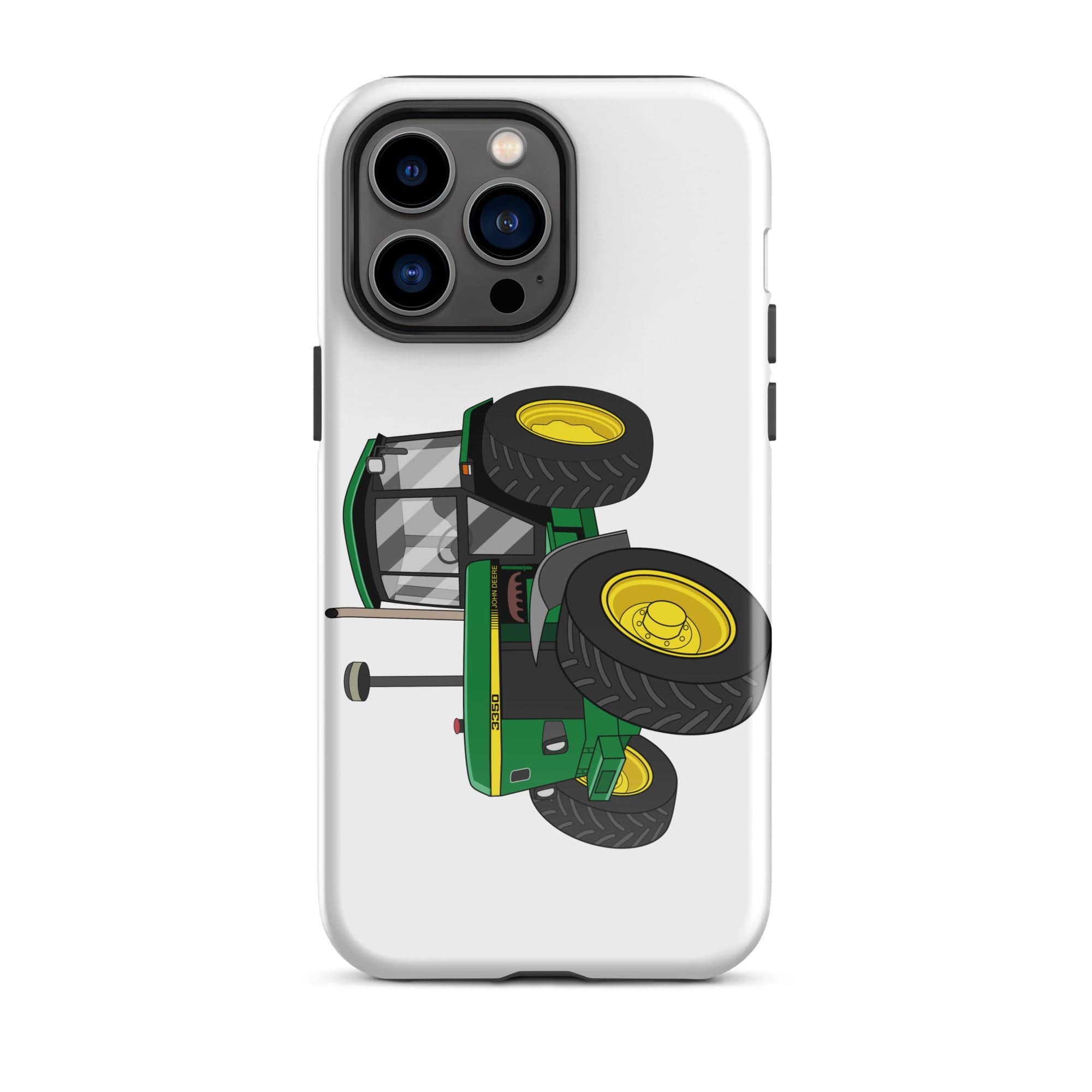 The Tractors Mugs Store iPhone 14 Pro Max John Deere 3350 4WD Tough Case for iPhone® Quality Farmers Merch