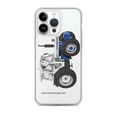 The Tractors Mugs Store iPhone 14 Pro Max Jubilee Edition Silver Tractor Clear Case for iPhone® Quality Farmers Merch