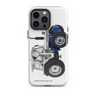 The Tractors Mugs Store iPhone 14 Pro Max Ford 7810 Jubilee Edition SilverTractor Tough Case for iPhone® Quality Farmers Merch