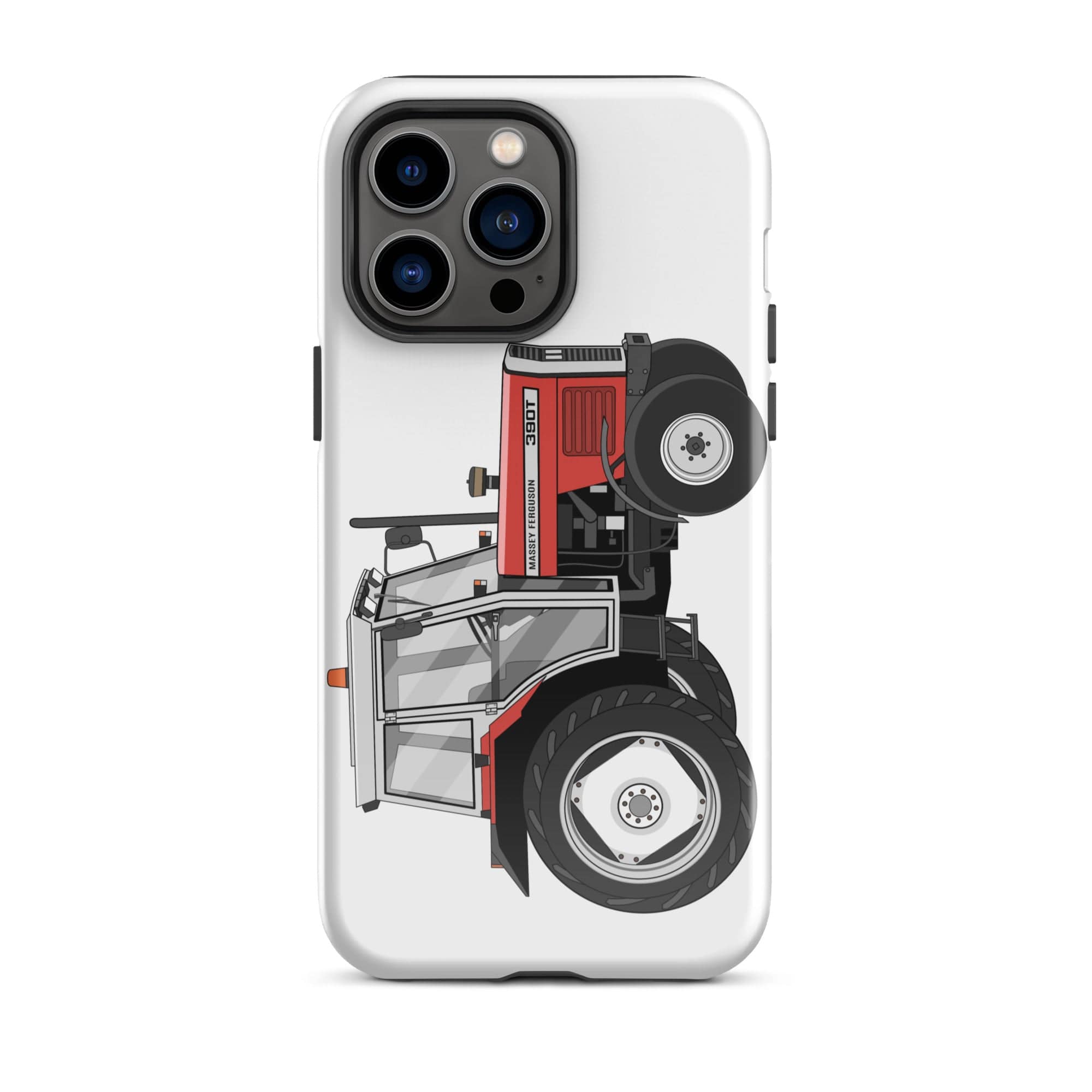 The Tractors Mugs Store iPhone 14 Pro Max Massey Ferguson 390T Tough Case for iPhone® Quality Farmers Merch